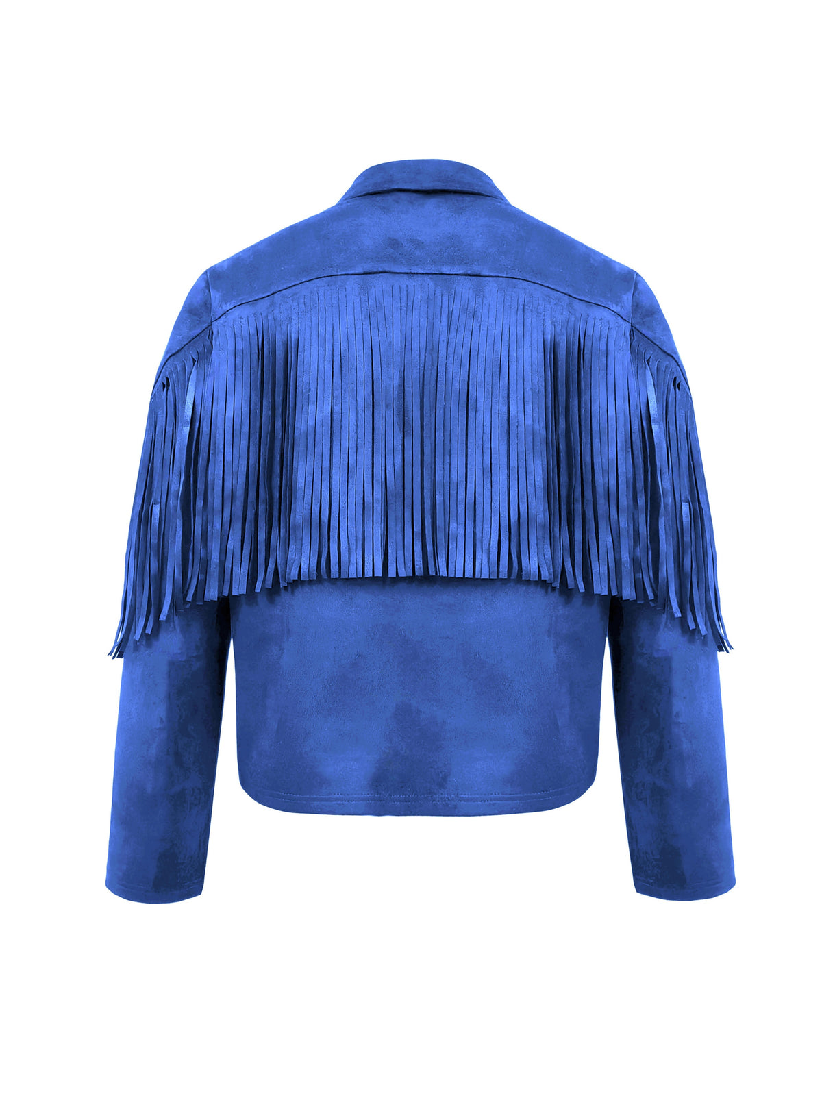 Men'S Faux Velvet Casual Tassel Western Style Coat