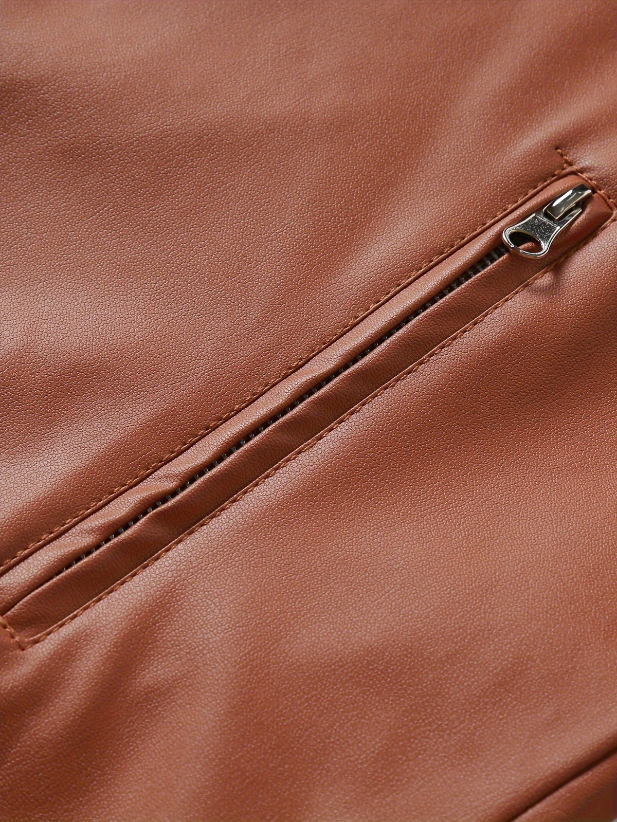 New Autumn/Winter Men's Jacket, European/American Style Motorcycle Jacket, Men's Stand Collar Windproof Winter Outerwear