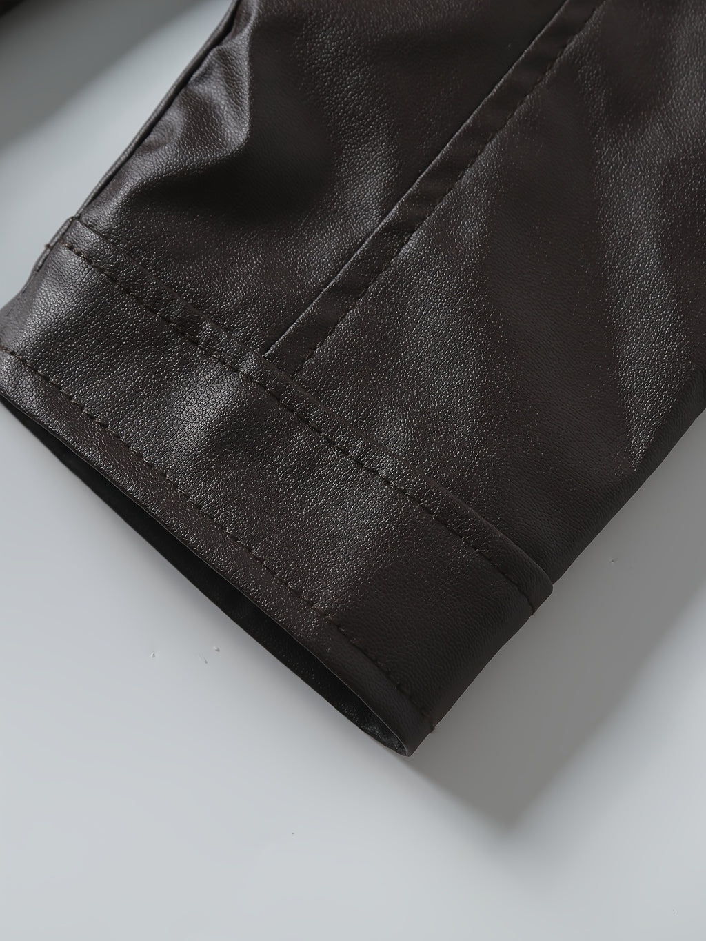 New Autumn/Winter Men's Jacket, European/American Style Motorcycle Jacket, Men's Stand Collar Windproof Winter Outerwear