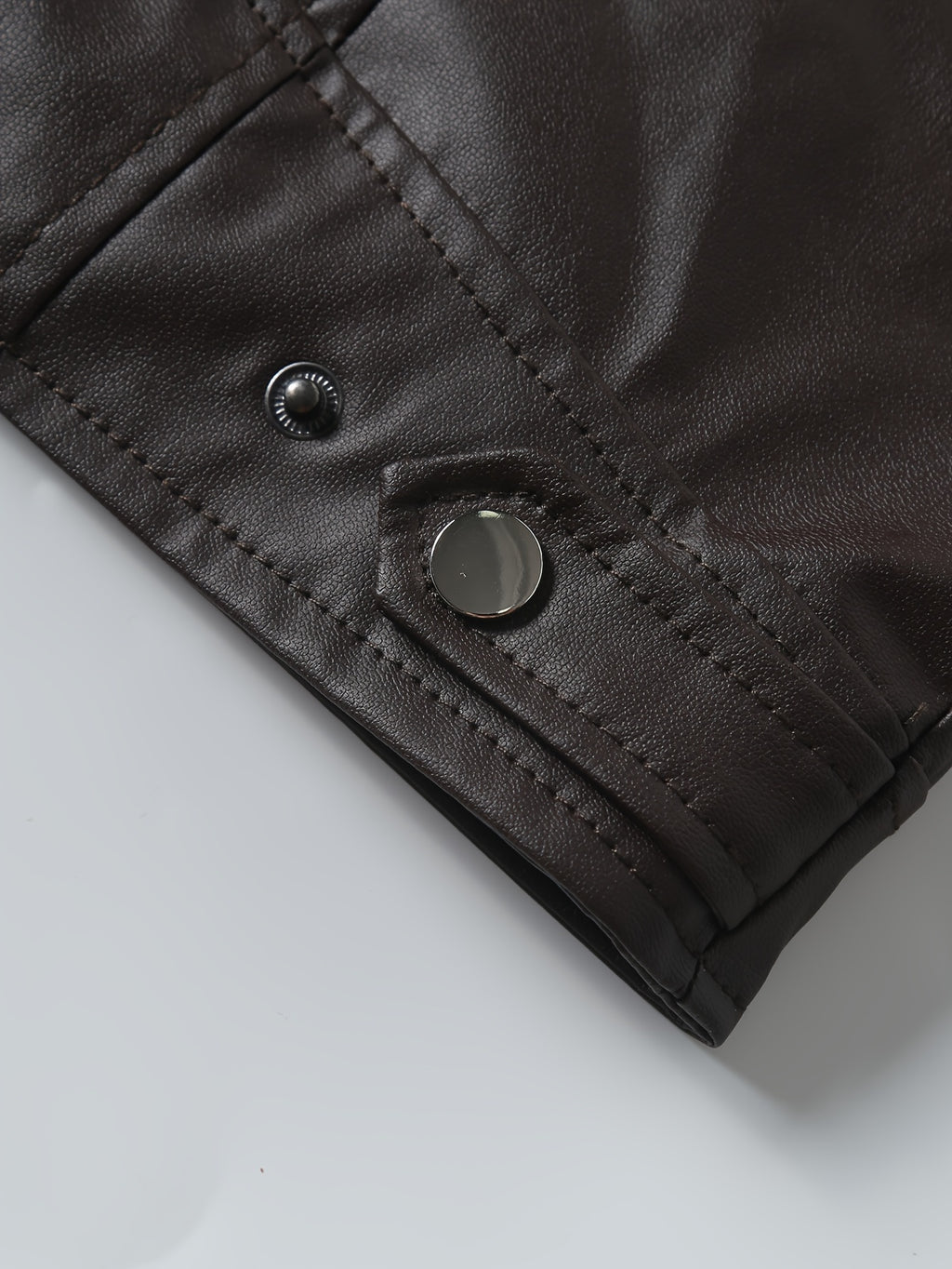 New Autumn/Winter Men's Jacket, European/American Style Motorcycle Jacket, Men's Stand Collar Windproof Winter Outerwear