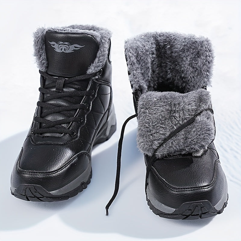 Winter New Fashion Men's Hiking Shoes Snow Boots Outdoor Casual Sports Shoes Large Size 39-48